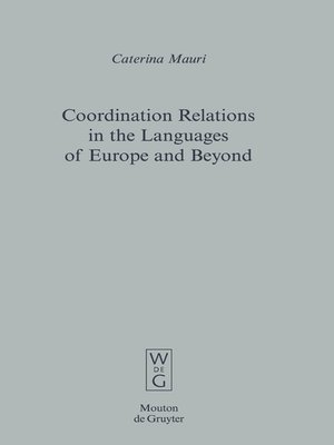 cover image of Coordination Relations in the Languages of Europe and Beyond